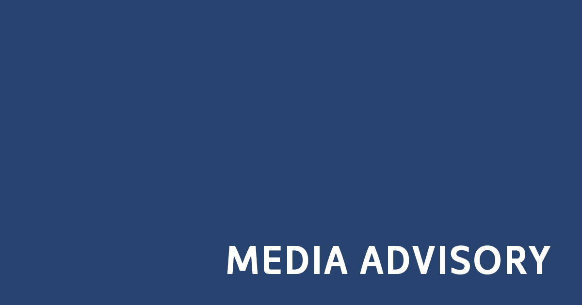 Media Advisory